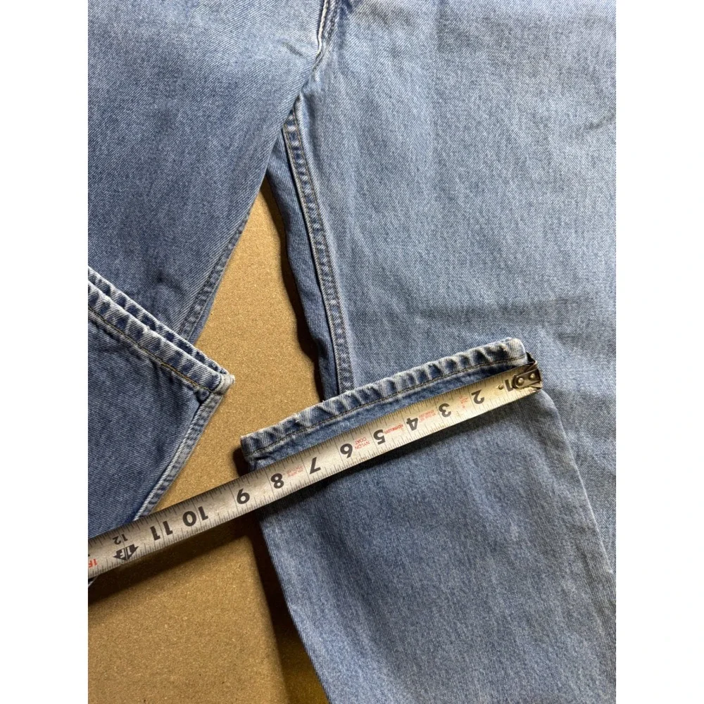 Levi's Y2k 505 Regular Fit Straight Leg Men's Jeans W40 L30 Blue fade wash Denim